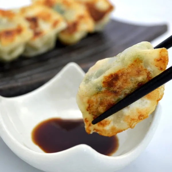 Gyoza de Gambas con verdura（6u）